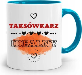 Kék Bögre Taxisofőrnek Tökéletes Ajándék fényképes nyomtatással