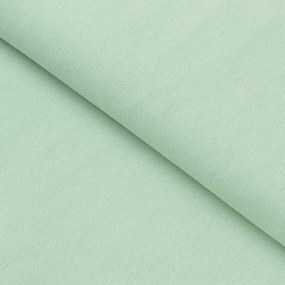 Goldea természetes lenvászon keverék - világos menta 300 cm