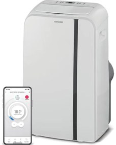 Sencor - Intelligens mobil klíma 3in1 1450W/230V 12000 BTU Wi-Fi fehér + + távirányító