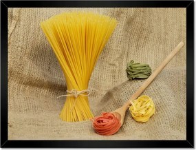 Poszterek keretben 40x30 Színes vegán tészta