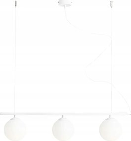 Asztalra, szigetre akasztható mennyezeti lámpa étkezőbe, konyhába Beryl Glass 3