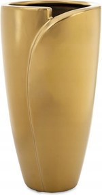 Váza arany elegáns kerámia üveg dekoráció glamour