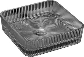 Mexen Nira üveg mosdótál 39 x 39 cm, fekete - 24203970