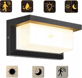 Kültéri fali lámpa mozgásérzékelővel Kerti fali lámpa Kültéri 18W