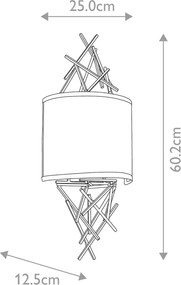 Elstead Lighting Taiko TAIKO2 Fali lámpa 2x60W/E14