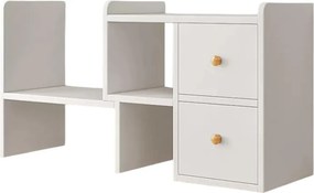 Ovális dohányzóasztal 120x60x42 cm fehér FUR-1314-1