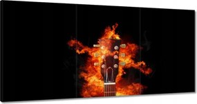 Vászonkép 180x90 Lángoló griff