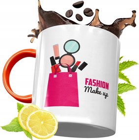 Narancssárga Bögre Kozmetikusnak Ajándék fényképes nyomattal