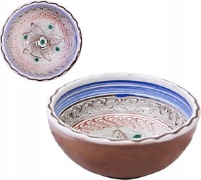 Konyhai TĂĄl 300ml kĂ©zzel festett hĂșsleves tĂĄl kerĂĄmia