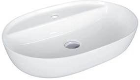 EROS ROCK 5 - PULTRA ültethető - Top Counter - porcelán mosdó - 60 x 40 cm