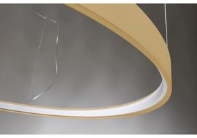 Thoro TH.217 - LED Csillár zsinóron RIO LED/30W/230V CRI95 4000K átm. 55 cm arany