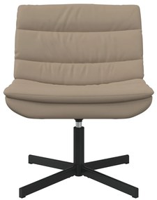 Forgószék Kávé Poliészter, Fém alap Standard Ergonómikus