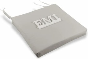 EMI világosszürke székpárna 40x40 cm