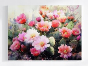 Poszter Természet Növény Amerika Kaktusz Fügekaktusz Virágok 100x75