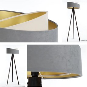 Állólámpa GALAXY 1xE27/60W/230V szürke/wenge