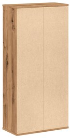 kézműves tölgy szerelt fa könyvespolc 50 x 25 x 105 cm