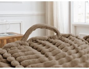 Barna kordbársony babzsákfotel Socrate – Bobochic Paris