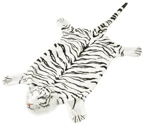 fehér plüss tigris szőnyeg 144 cm