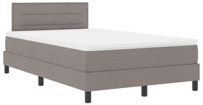 Boxspring ágy matraccal Taupe 120x190 cm szövet