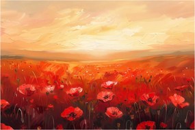 Kép - Mező pipacsok (90x60 cm)