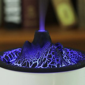 RDF3 aroma diffúzor vulkán formájában - 500 ml - fehér