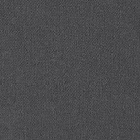 2 db melange antracitszürke szövet kerti padpárna 150x50x7 cm
