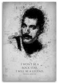 Gario Vászonkép Freddie Mercury - Gab Fernando Méret: 70 x 100 cm