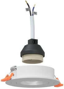 Recessed Spotlights 6 db Kerek GU10 Fehér Ø91 mm