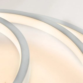 Modern mennyezeti lámpa fehér LED-del és dimmerrel - Rondas