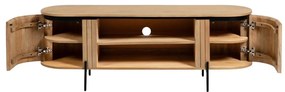 Natúr színű mangófa TV-állvány 160x56 cm Licia – Kave Home
