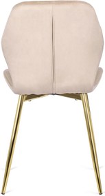 Krém Bársony Étkezőszék. LUCKY