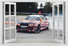 Poszterek 90x60 Bmw Drift Gumiabroncs égetés