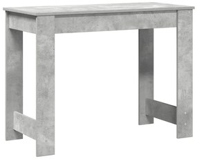 betonszürke forgácslap íróasztal 100x45x75 cm