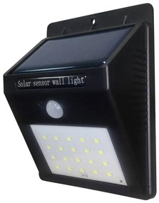 Optonica Napelemes Mozgásérzékelős Kerti Fali LED Lámpa 110lm 0,75W 6000K hideg fehér 7405