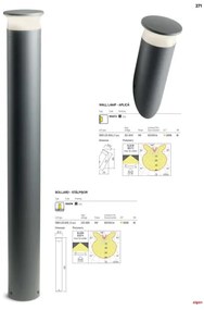 Redo 90073 - LED Kültéri fali lámpa ALGON LED/9W/230V IP65 fekete