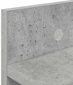Fali Kabáthorog Beton szürke 100 x 10.5 x 18 cm Faanyag