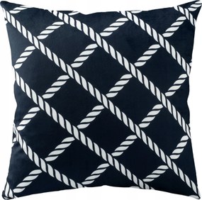 Dekoratív párnahuzat Smr 43x43 Darymex fehér kockás