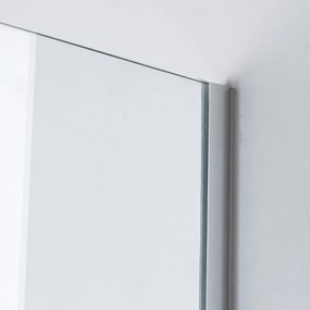 Stuxi Milano Kombi Plus 1 Walk-in zuhanyfal, 70x80 cm, 8 mm vastag vízlepergető biztonsági üveggel, polccal és törölközőtartóval