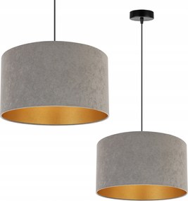 Mennyezeti Lámpa Lógó Csillár Szimpla Arany Csillogó Lámpabúra Velúr