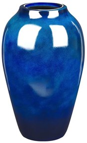 Terrakotta Virágtartó váza 37 Kék OCANA Beliani