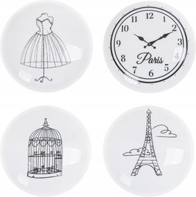 Paris Porcelán Gomb Készlet 4 db-os