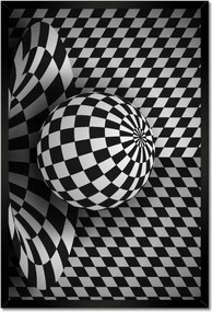 Poszterek keretben 40x60 Absztrakt fekete-fehér