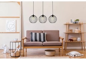 Csillár zsinóron MATT 3xE27/60W/230V