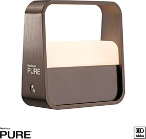 Paul Neuhaus modern asztali lámpa pure go sötétbarna pln4055-34