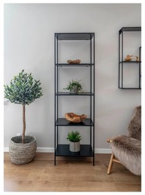 Vita Shelf fekete könyvespolc, 51 x 170 cm - House Nordic