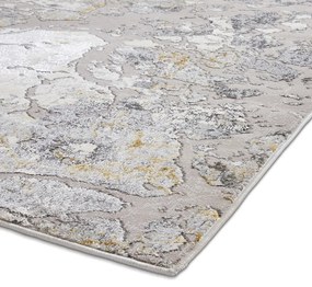 Szürke-aranyszínű szőnyeg 170x120 cm Apollo - Think Rugs