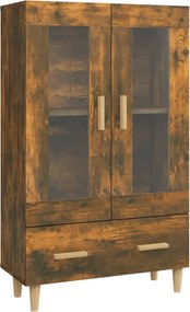 vidaXL füstös tölgy színű szerelt fa magasszekrény 70 x 31 x 115 cm