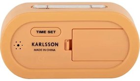 Karlsson KA5753LO digitális asztalióra/ébresztőóra, soft orange