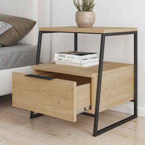 Éjjeliszekrény Pal Oak 2