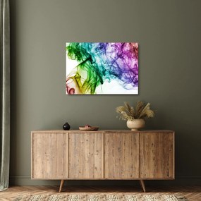 Kép - színes füst (üvegen) (70x50 cm)